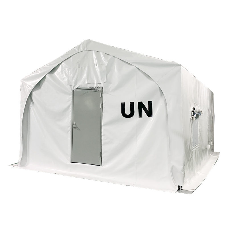 5×7 متر چادر امدادی با ساختار فولادی با پوشش غشایی را تایپ کنید