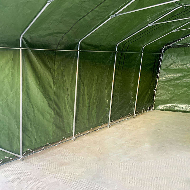 گاراژ سرپناه ماشین قابل حمل بوم مقاوم در برابر اشعه ماوراء بنفش 3.3x6.1 متر (11 