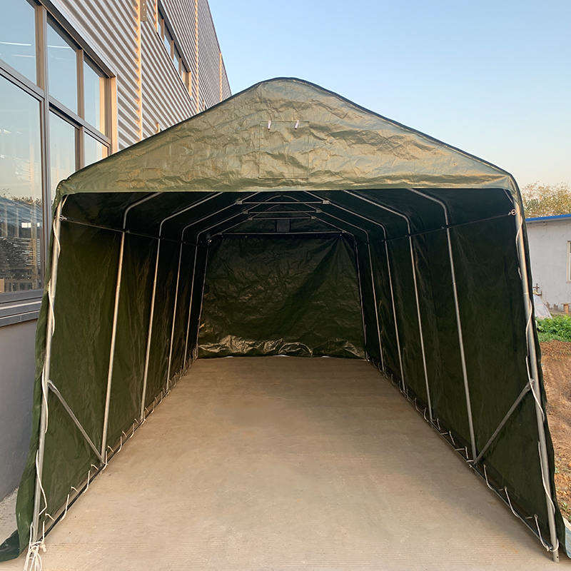 گاراژ سرپناه ماشین قابل حمل بوم مقاوم در برابر اشعه ماوراء بنفش 3.3x6.1 متر (11 