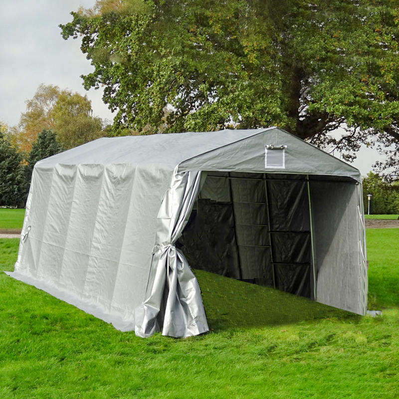 گاراژ سرپناه ماشین قابل حمل بوم مقاوم در برابر اشعه ماوراء بنفش 3.3x6.1 متر (11 