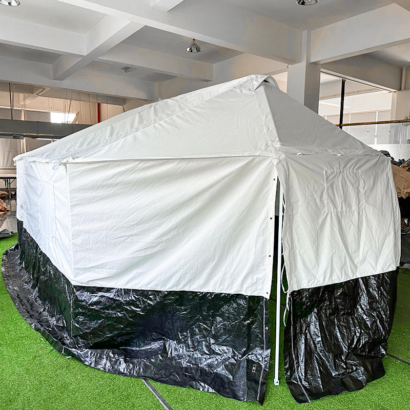 ICRC IFRC کمیساریای عالی پناهندگان سازمان ملل متحد در امور پناهندگان چادر خانوادگی دو نفره تاشو استاندارد 5 نفره برای همه شرایط آب و هوایی