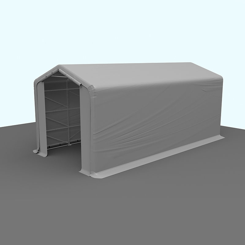 5X10 4 متر ارتفاع جانبی انبار انبار در فضای باز چادر گاراژ بزرگ انعطاف پذیر