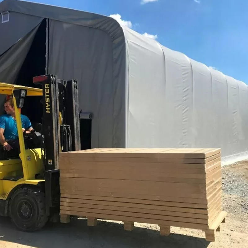 8X12 4 متر ارتفاع جانبی مقاوم در برابر اشعه ماوراء بنفش انبار سایه چادر آفتاب پناه