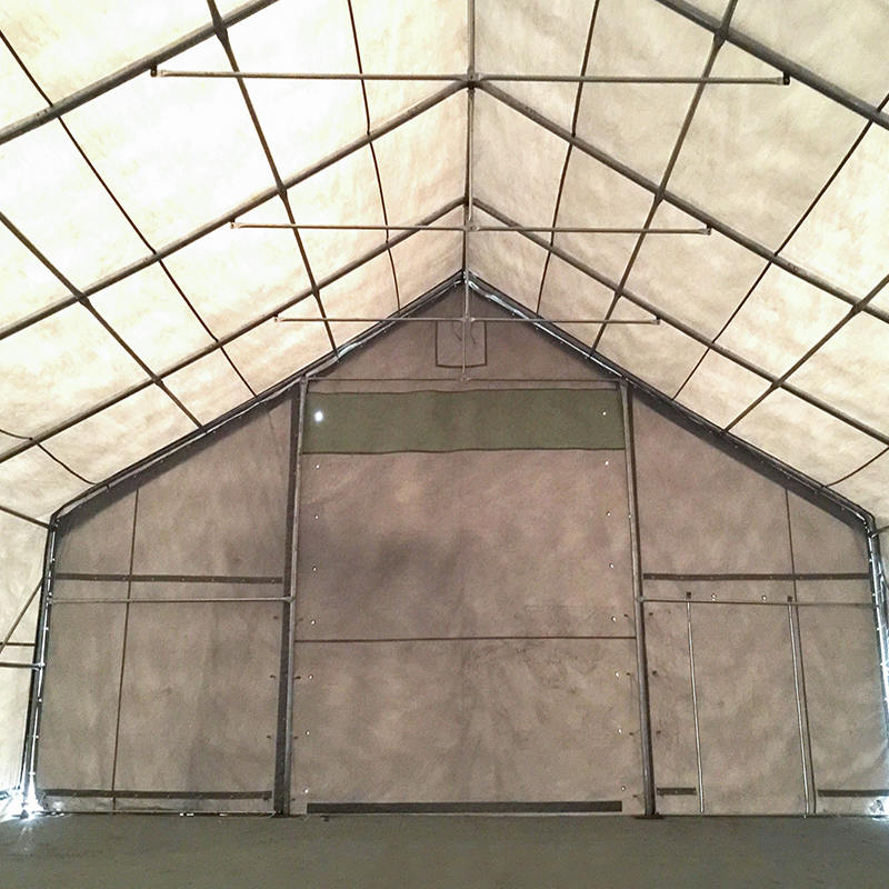 چادر ذخیره سازی انبار سبز پی وی سی 10X12m-3m