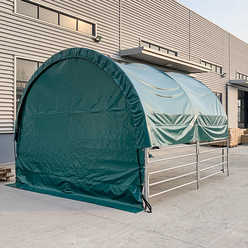 4x4mx3.15m پناهگاه دام قابل حمل برای اسب، گاو، گوسفند