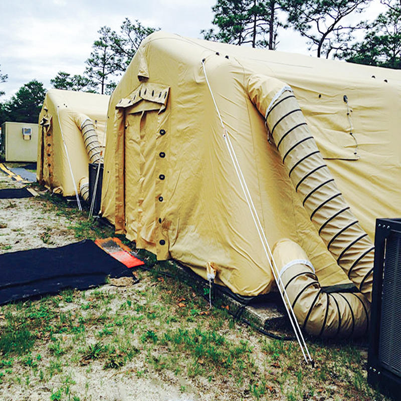 پناهگاه های بادی کم فشار چند منظوره کوچک استقرار سریع 5.6x5.15 متر