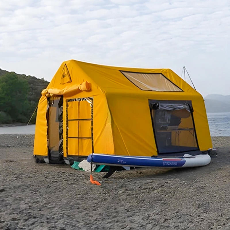 چادر مسافرتی بادی 8-10 نفره چهار فصل گلامور ضد حریق و ضد باکتری