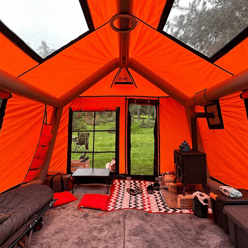 چادر مسافرتی بادی 8-10 نفره چهار فصل گلامور ضد حریق و ضد باکتری